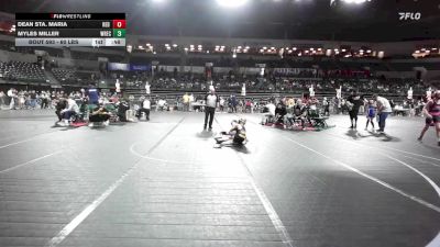 60 lbs Consi Of 8 #1 - Dean Sta. Maria, Red Nose vs Myles Miller, Wrecking Crew Wrestling Academy