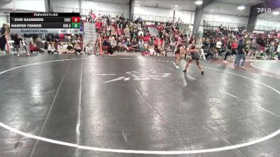 135 lbs Quarterfinal - Zuri Saunders, Central vs Harper Fenner, Scottsbluff