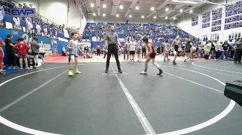 73 lbs Quarterfinal - Beau Ferrell, Weatherford Youth Wrestling vs Ryder Risley, Division Bell Wrestling