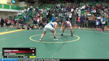 215 lbs Cons. Round 6 - Seth Nerone, CUYAHOGA VALLEY CHRISTIAN ACADEMY vs Stephen Garcia, MARYSVILLE