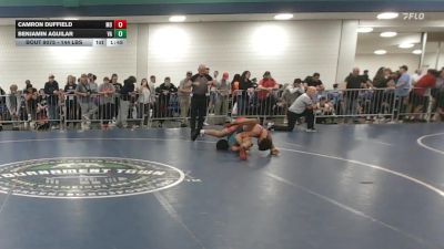 144 lbs Round Of 128 - Camron Duffield, MO vs Benjamin Aguilar, VA