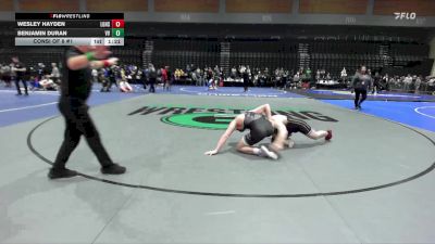 150 lbs Consi Of 8 #1 - Wesley Hayden, Los Gatos vs Benjamin Duran, Volcano Vista