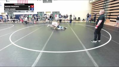 126 lbs Cons. Round 2 - Mason Fruechte, MN vs Taten Adams, SD