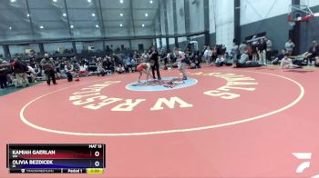 120 lbs Quarterfinal - Kamiah Gaerlan, WA vs Olivia Bezdicek, ID