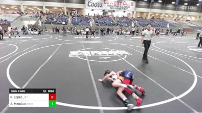 78 lbs Semifinal - Roman Lopez, Lofton Style Wrestling vs Asael Mendoza, Dumas Wrestling