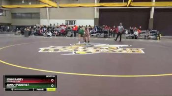 165 lbs Cons. Round 2 - John Radey, Ohio Northern vs Jonah Poueriet, Brockport