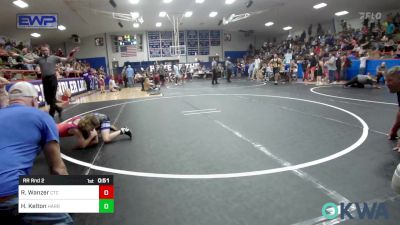 58 lbs Rr Rnd 2 - Randy Wanzer, Chandler Takedown Club vs Huxley Kelton, Harrah Little League Wrestling