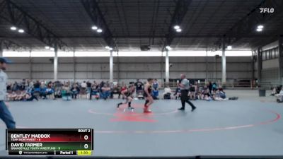 102 lbs Round 1 (4 Team) - Bentley Maddox, Team Northwest vs David Farmer, Grangeville Youth Wrestling