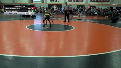 70 lbs Cons. Round 2 - Hayes Miller, McDominate Training Center vs Charlie Eustice, Hawkeye Wrestling Academy