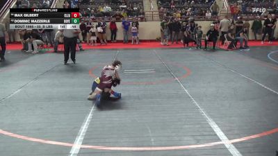 55_B lbs Consi Rd 1 32 #2 - Max Gilbert, Clearfield vs Dominic Mazzerle, Boyertown