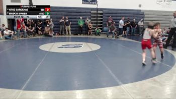 70 lbs Cons. Round 3 - Cruz Cardenas, Weiser Wrestling Club vs Bridon Bowen, Oakley Hornets Wrestling Club Inc.