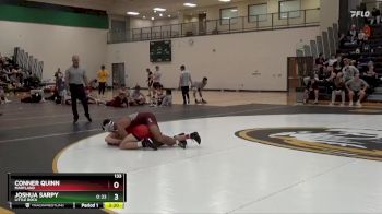 133 lbs Cons. Round 3 - Joshua Sarpy, Little Rock vs Conner Quinn, Maryland