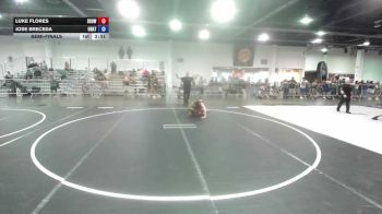 109 lbs Semifinal - Luke Flores, Osoway vs Jose Breceda, Unattached