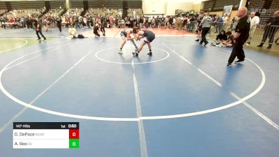 147-H lbs Consi Of 32 #1 - Daniel DePace, Mac Arthur vs Anthony Boo, Delaware Valley