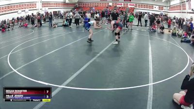 130 lbs Round 2 - Regan Rosseter, The Best Wrestler vs Millie Jensen, Nebraska Wrestling Academy