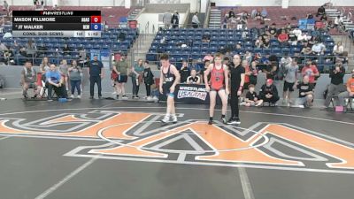 100 lbs Cons. Sub-semis - Mason Fillmore, Agon Academy vs JT Walker, Nevada Elite Wrestling