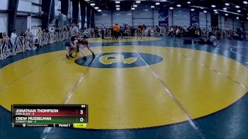 80 lbs Rd# 7- 10:45am Saturday Final Pool - Jonathan Thompson, Iowa Black vs Crew Musselman, Dynasty RED