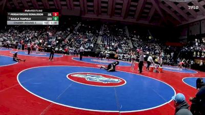 190 lbs Champ. Round 1 - Persaydeous Donaldson, Shiloh vs Saala Tiapula, Long County