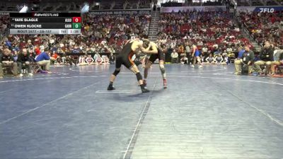 2A-157 lbs Cons. Semi - Tate Slagle, Algona vs Owen Klocke, Carroll