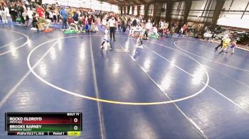 57 lbs Champ. Round 2 - Rocko Oldroyd, Westlake vs Brooks Barney, Gunnison Valley