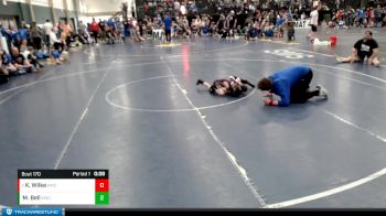 43-47 lbs Cons. Round 2 - Kasen Wilke, FoxFit Wrestling vs Maddex Bell, Holdrege