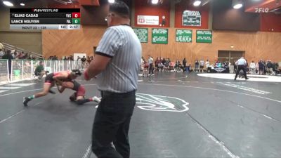 125 lbs Champ. Round 1 - Lance Nguyen, Palomar College vs Elias Casas, Victor Valley College