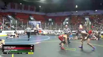 129 lbs Finals (8 Team) - Carter Oxley, Lowell White vs Jericho Holmes, Pine River