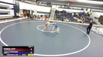 110 lbs Round 1 (4 Team) - Marley Lucio, Valiant Prep vs Sarah Hammond, Utah 2