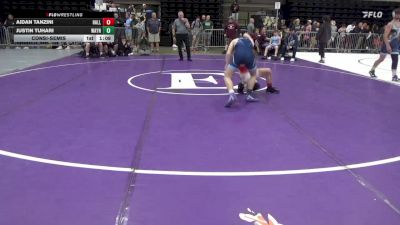 115 lbs Consolation - Aidan Tanzini, Hallstead vs Justin Tuhari, Wayne