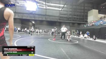 70 lbs Quarterfinal - Kingston Reed, R.A.W. vs Paul Wuerffel, Team Lightning Wrestling Club