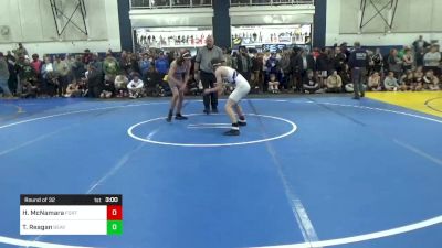 121 lbs Round Of 32 - Haidan McNamara, Fort LeBoeuf vs Trenton Reagan, Beaver