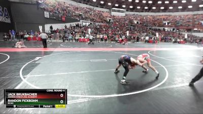 120 lbs Cons. Round 4 - Jack Brukbacher, Askren Wrestling Academy vs Randon Fickbohm, BCWC