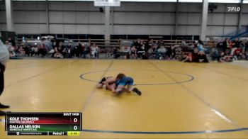 53 A Round 1 - Kole Thomsen, Fighting Squirrels vs Dallas Nelson, Homedale Wrestling