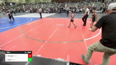 78 lbs Quarterfinal - Zayden Rangel, Corning Sharks vs Julian Solis, Nevada Elite