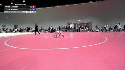 74 lbs 5th Place Match - Ryker Langley, IA vs Axel Stravlo, OK