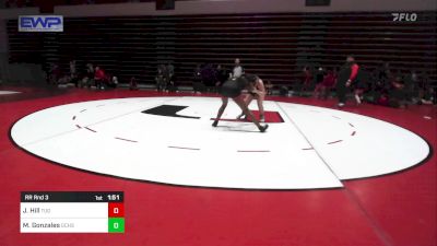 145 lbs Rr Rnd 3 - Jah'zara Hill, Tulsa Union Girls vs Mya Gonzales, Garden City Ks