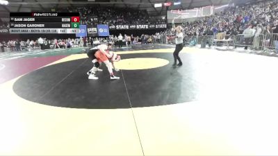 Boys 1B/2B 138 Cons. Round 4 - Sam Jager, Republic-Curlew vs Jason Gardner, Naselle Jr/Sr