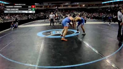 5A 215 lbs Cons. Semi - Treg Sanchez, Los Lunas vs Alessio Cisneros, Las Cruces