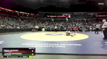 144 lbs Champ. Round 1 - Reese Courtney, Center Grove vs Jackson Whitehead, Washington