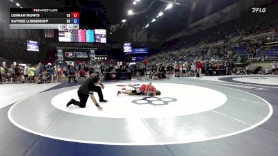 110 lbs Cons. Sub-rd Of 16 - Lennah Monts, KS vs Saydee Lussenhop, CO