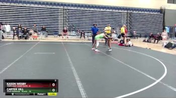 84 lbs Finals (8 Team) - Kason Wesby, Terps East Coast Elite vs Carter Hill, Team Donahoe - Black