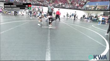 61 lbs Quarterfinal - Michael Mairel, Perry Wrestling Academy vs Beckham Cummings, Newcastle Youth Wrestling
