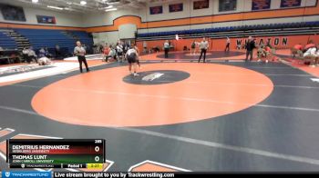 285 lbs Cons. Round 2 - Thomas Lunt, John Carroll University vs Demitrius Hernandez, Heidelberg University