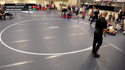 8U - K 1st Place Match - Augustine Malecha, Waseca vs Rolland Kolbow, Forest Lake Wrestling Club