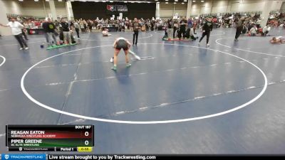 125 lbs Cons. Round 2 - Reagan Eaton, Nebraska Wrestling Academy vs Piper Greene, DC Elite Wrestling