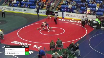 212 lbs Consi Of 16 #2 - Joshua Smith, Carlisle vs Brayden Benjamin, Berwick