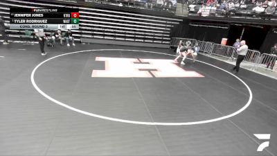 5A 105 lbs Cons. Round 3 - Jennifer Jones, Northridge vs Tyler Rodriguez, Wasatch