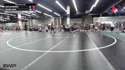 63 lbs Quarterfinal - Jose Gutierrez, All American Wrestling Club vs Colten Lugo, Liberty Warriors Wrestling Club