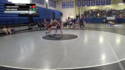 157 lbs Quarterfinal - Eric Kinkaid, Loras vs Czar Dickson, Chicago