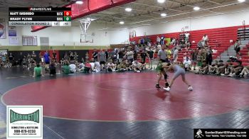 Youth-100 lbs Consolation Round 2 - Brady Flynn, Morris Knolls vs Matt Imbimbo, Watchung Hills
